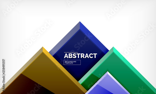Free Download Geometric abstract background, modern square design - GFXLoad