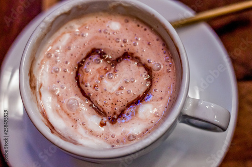 Coffee heart love