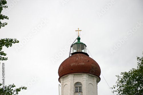 SOLOVKI,  Ascension church-lighthouse on Sekirnaya mountain on in the Holy Ascension skete. The Solovetsky Monastery. Solovki Islands, Arkhangelsk region, White Sea photo