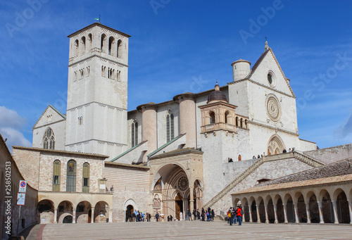 Basilica of Saint Francis in Assisi, Italy