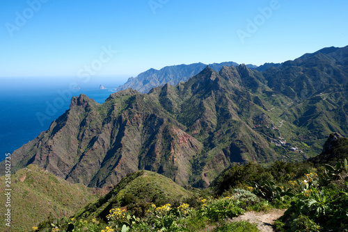 view from Mirador Pico del Ingles Tenerife photo
