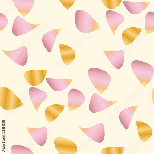 Romantic petal seamless pat...