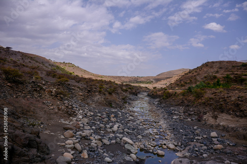 Landscape in Ethiopian Danakil