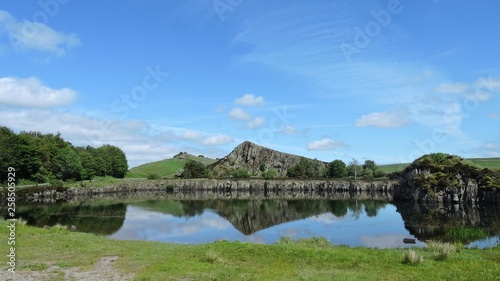 Cawfield's quarry, Hadrian's Wall in Northumberland, UK