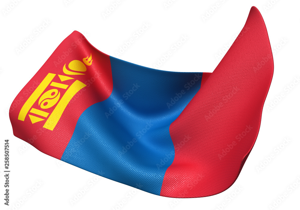 モンゴル国旗　比率1:2