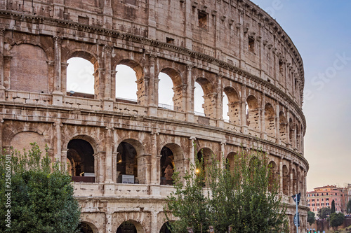 Colosseum stadium building in Rome