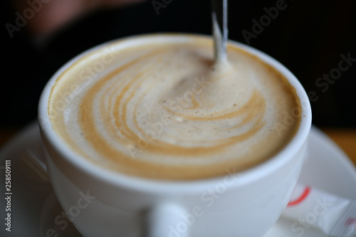 coffee drink fresh coffee, cappuccino, latte, cup of fragrant drink, morning, business meeting in the cafe, technology and cappuccino, tenderness and flavor of the aroma