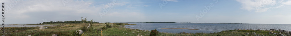Panorama of seaside