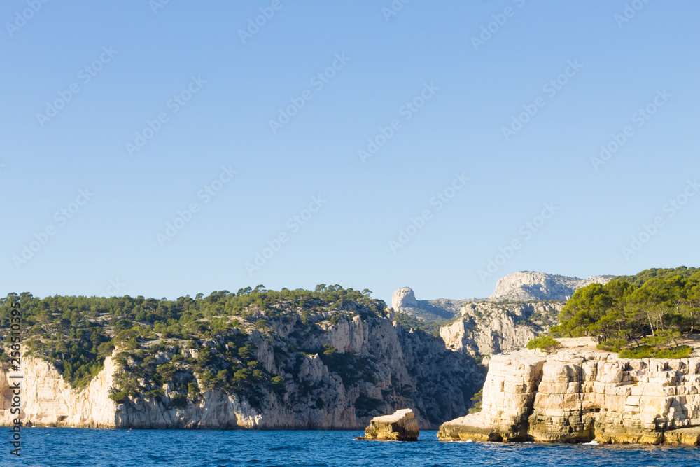 Calanques National Park view, France