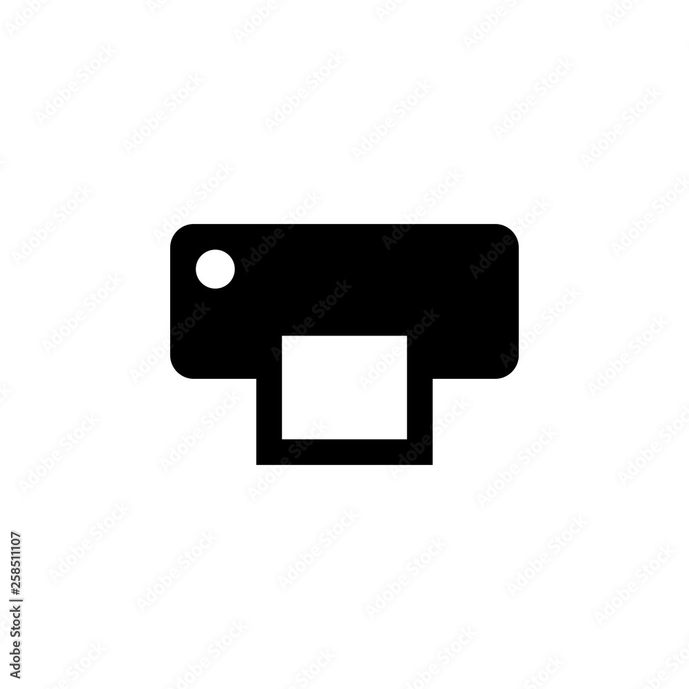 Print icon vector Print icon vector