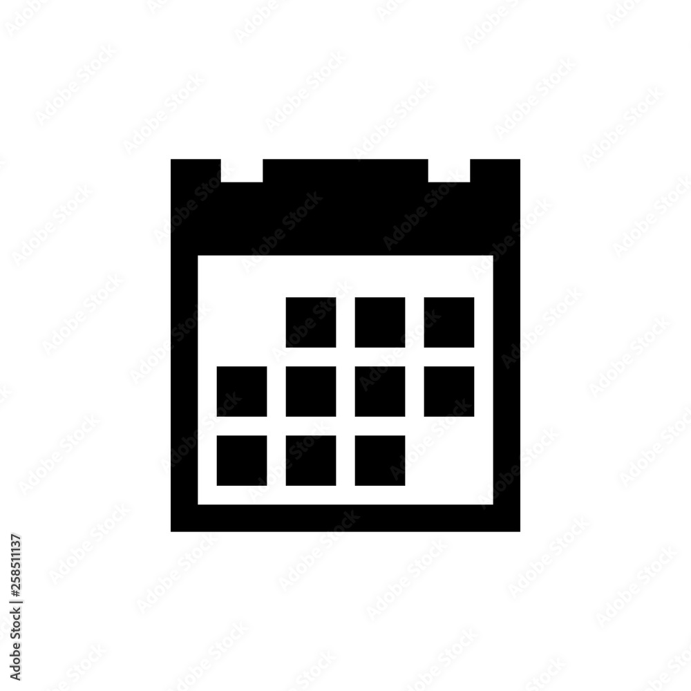 Calendar icon vector Calendar icon vector