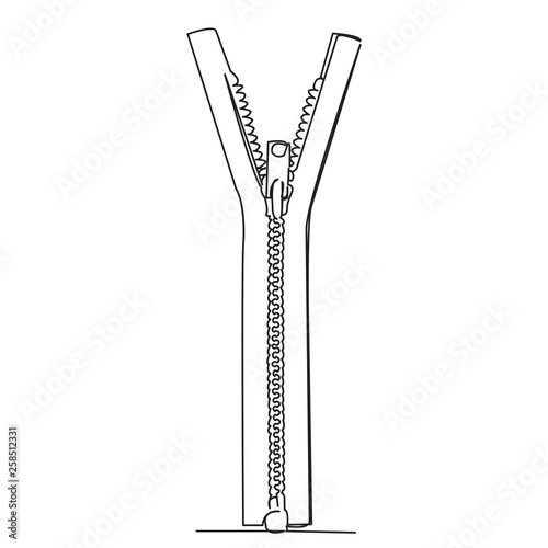 handicraft accessories zipper 