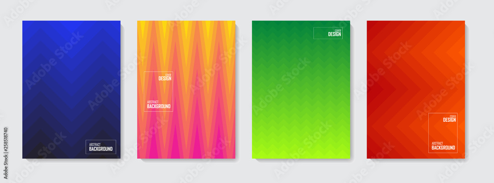 Abstract pattern background. Set of color abstract shapes, abstract design background. Abstract vector gradient elements for logo, banner, post, vector illustration