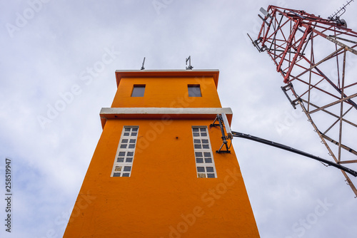 Hvalnes Lighthouse in the eastern region of Iceland photo