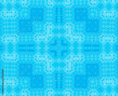 Blue background with abstract pattern © Dinadesign