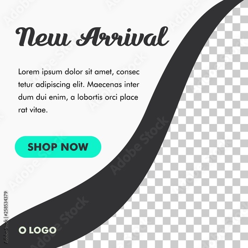 Fashion Social Media Post Template Design Vector