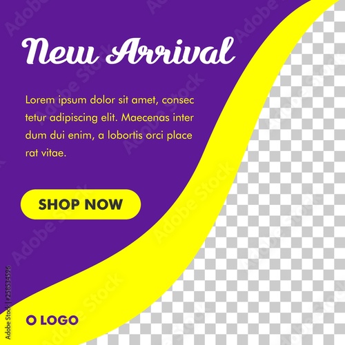 Fashion Social Media Post Template Design Vector