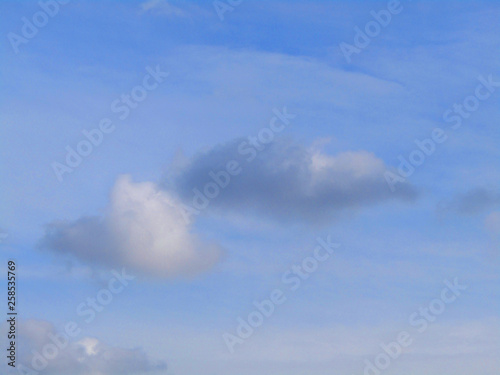 white clouds in the sky