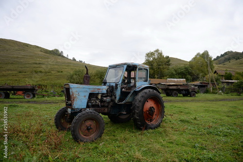 Old tractor MTZ-80