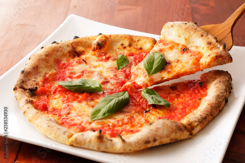 Cuadro en lienzo ピッツァマルゲリータ　Italian Pizza Margherita