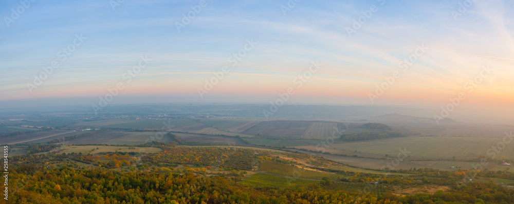 Evening in Central Bohemian Uplands, Czech Republic. Evening in Central Bohemian Uplands, Czech Republic.