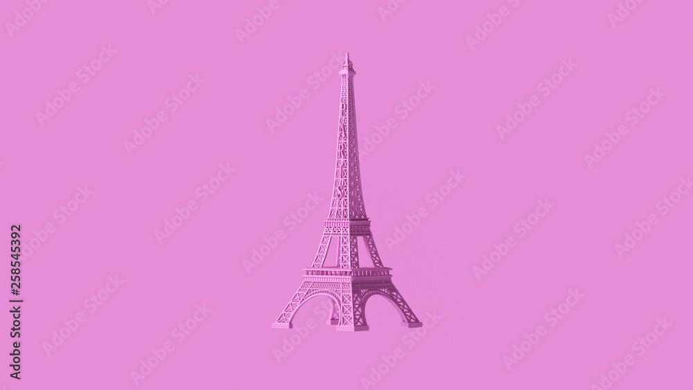 Pink Eiffel tower