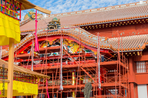 Wallpaper Mural 古民家 日本家屋 首里城 城 沖縄 Torontodigital.ca