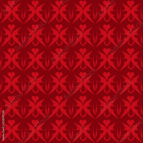 pattern rosso retro