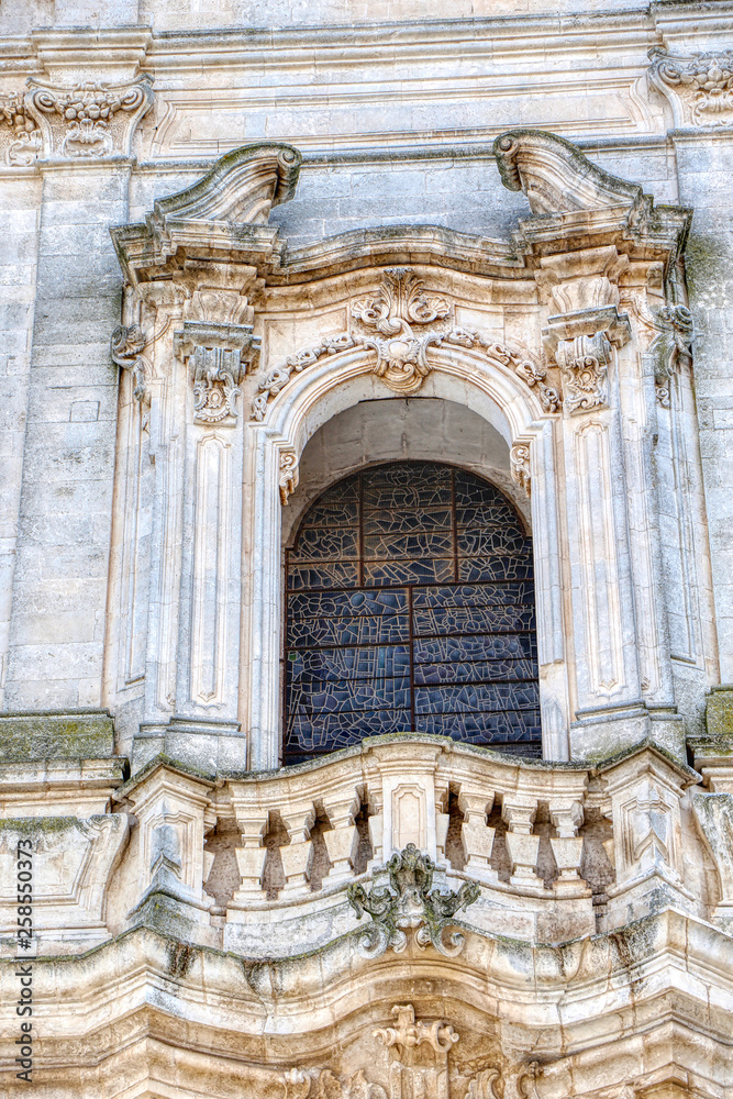 Martina Franca - A detail of the Basilica of San Martino