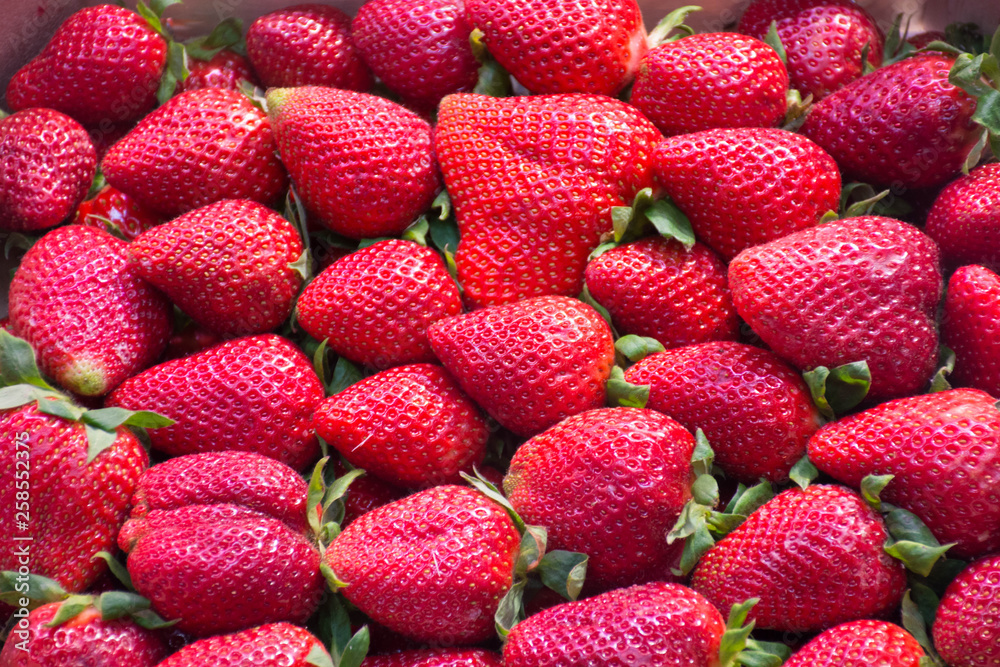 pile of strawberries pile of strawberries