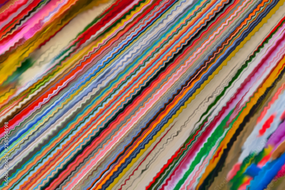 Abstract background of many vibrating colored stripes. Abstract background of many vibrating colored stripes.
