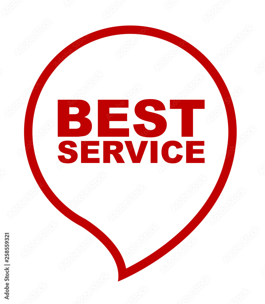 red vector banner best service red vector banner best service