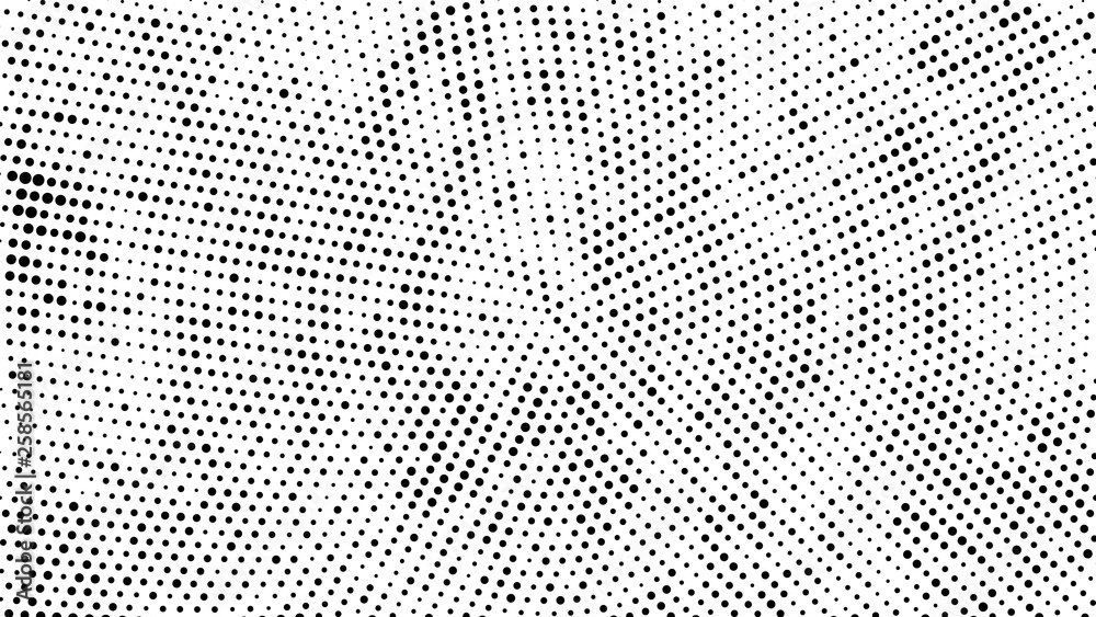 Halftone gradient pattern. Abstract halftone dots background. Monochrome dots pattern. Grunge radial texture. Pop Art, Comic small dots. Design for presentation, business cards, report, flyer, cover Halftone gradient pattern. Abstract halftone dots background. Monochrome dots pattern. Grunge radial texture. Pop Art, Comic small dots. Design for presentation, business cards, report, flyer, cover