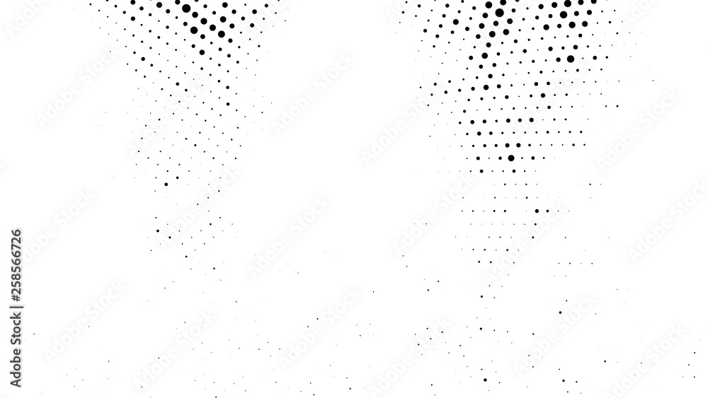 Halftone gradient pattern. Abstract halftone dots background. Monochrome dots pattern. Grunge crumpled texture. Pop Art, Comic small dots. Design for presentation, business cards, report, flyer, cover Halftone gradient pattern. Abstract halftone dots background. Monochrome dots pattern. Grunge crumpled texture. Pop Art, Comic small dots. Design for presentation, business cards, report, flyer, cover
