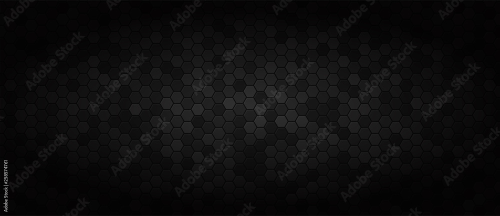 Black wide technology background