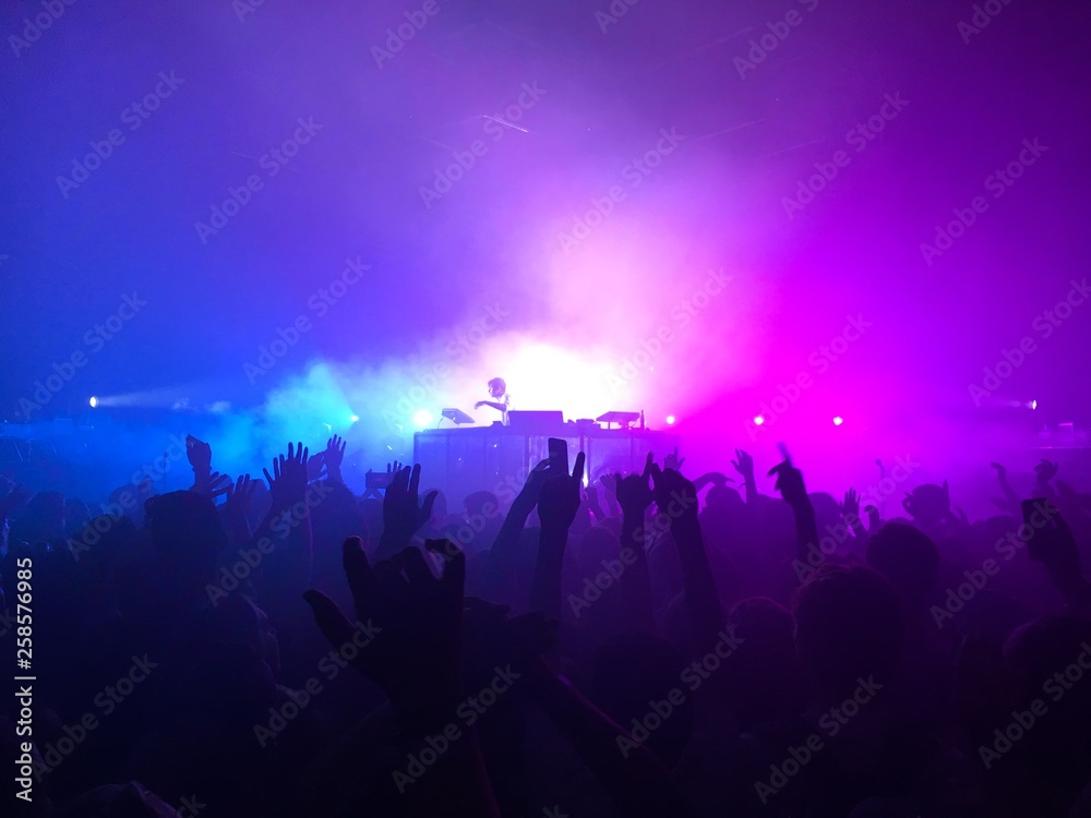 Nighttime Electronic Concert Nighttime Electronic Concert