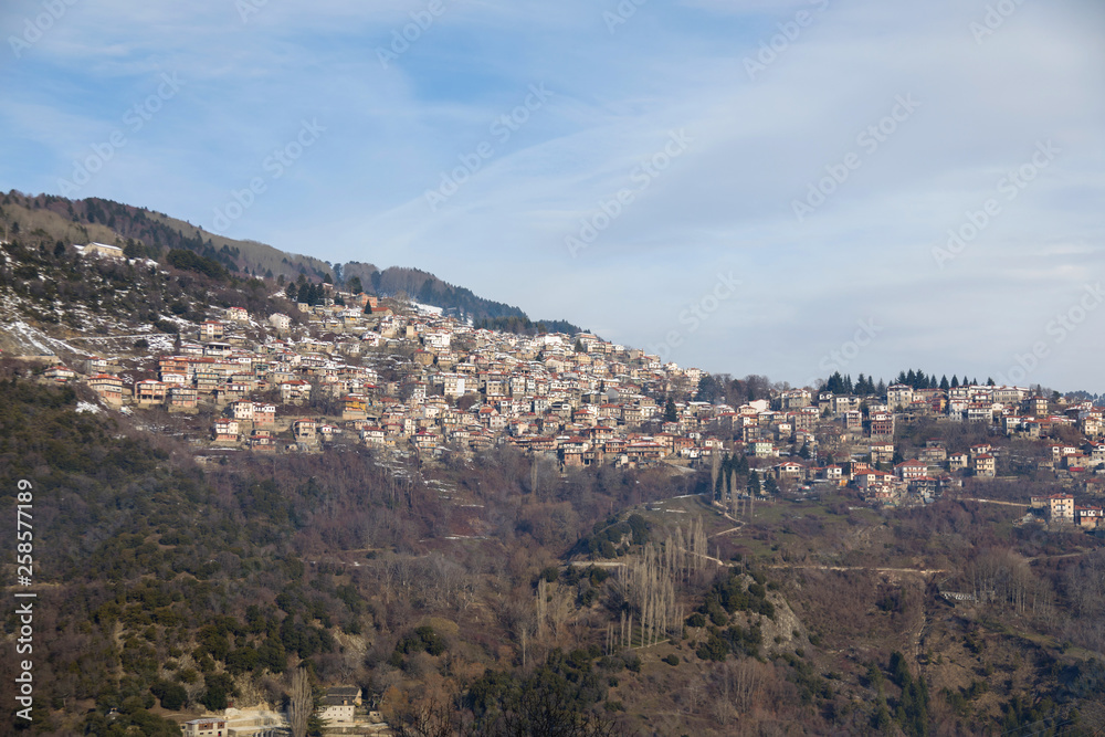 Panoramic view of Metsovo