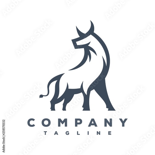 bull logo vector