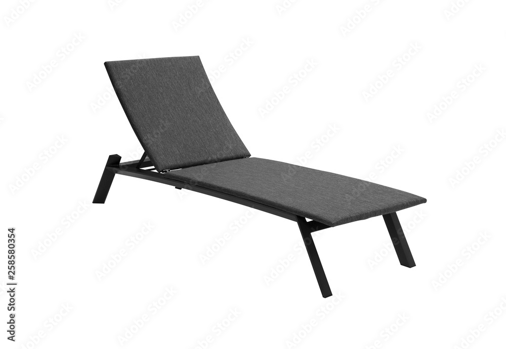 Фотография Sun lounger on a white background