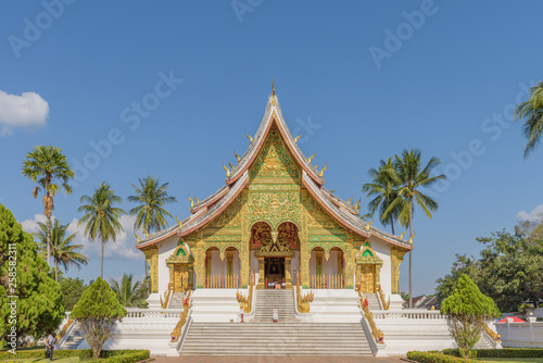 Wat Xieng Thong temple, Luang Pra bang, Laos. © cornfield