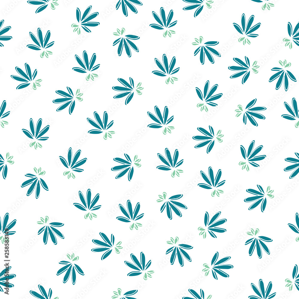 Simple seamless floral pattern Simple seamless floral pattern