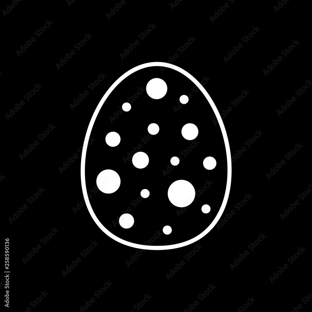 Flat line monochrome Easter egg icon for web sites and apps. Minimal simple black and white Easter egg icon. Isolated vector black Easter egg icon on white background. Flat line monochrome Easter egg icon for web sites and apps. Minimal simple black and white Easter egg icon. Isolated vector black Easter egg icon on white background.