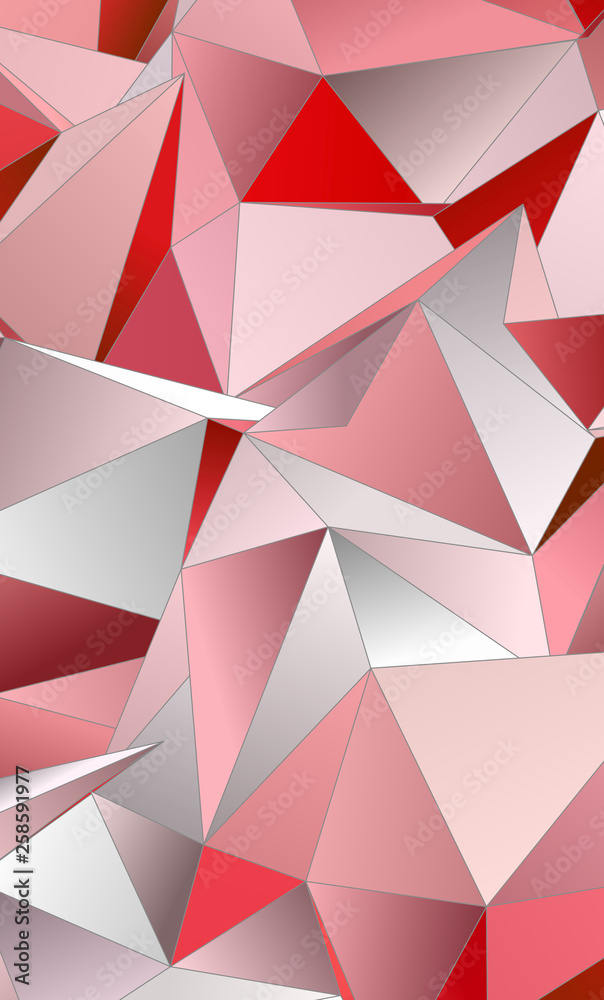 Fototapeta premium Abstract Low-Poly triangular modern background
