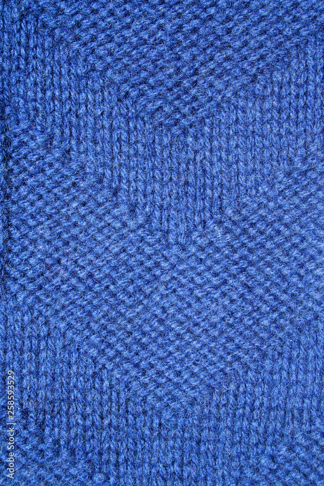 knitted wool as background
