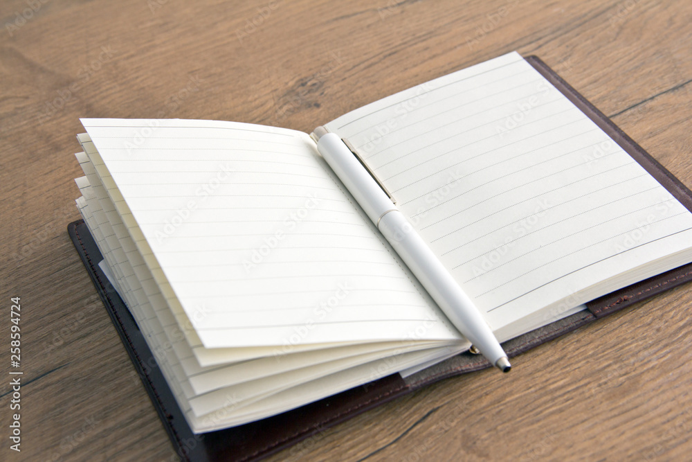 Notebook to write. Planning your time. Notebook to write. Planning your time.