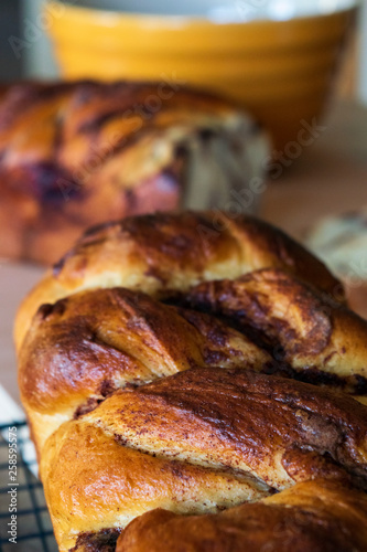 Fresh homemade cinnamon bread