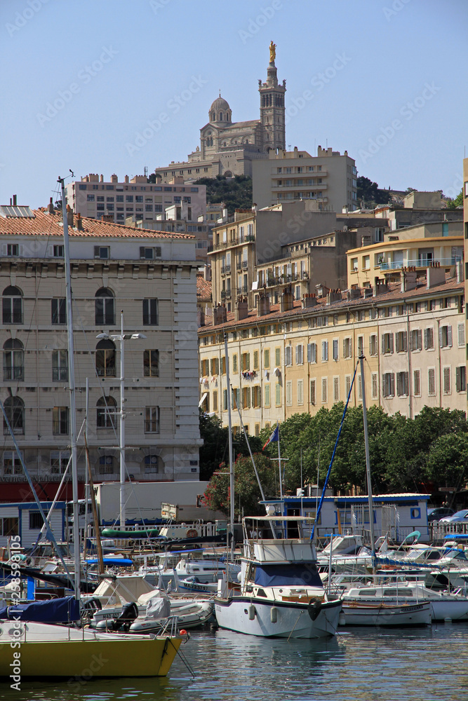 Obraz premium Harbour of Marseille, France