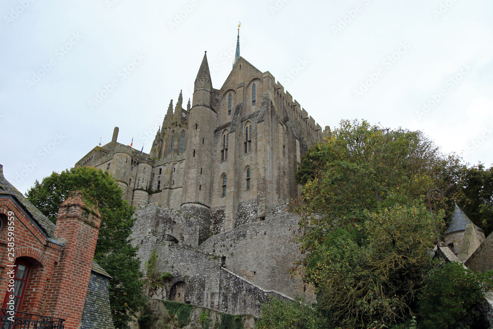 Mont Saint Michel Abbey, Normandy, France