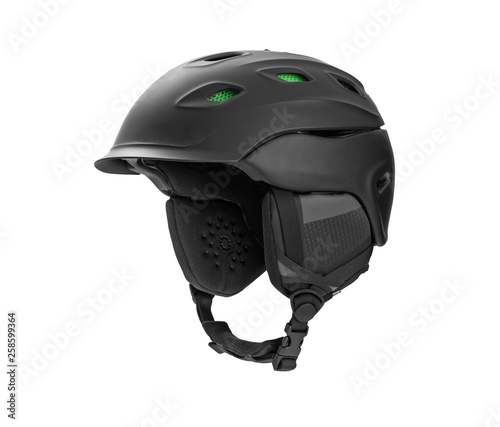 Protective helmet for skiing, snowboarding and others winter sports photo