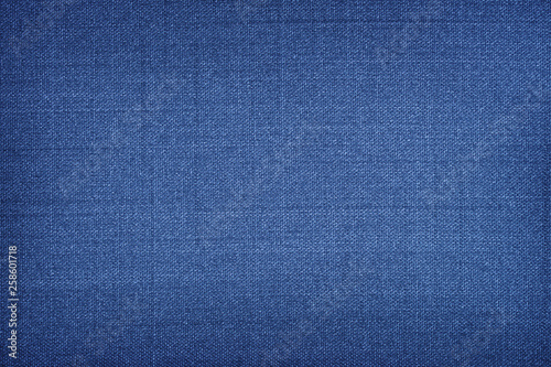 Blue fabric texture. Textile background.
